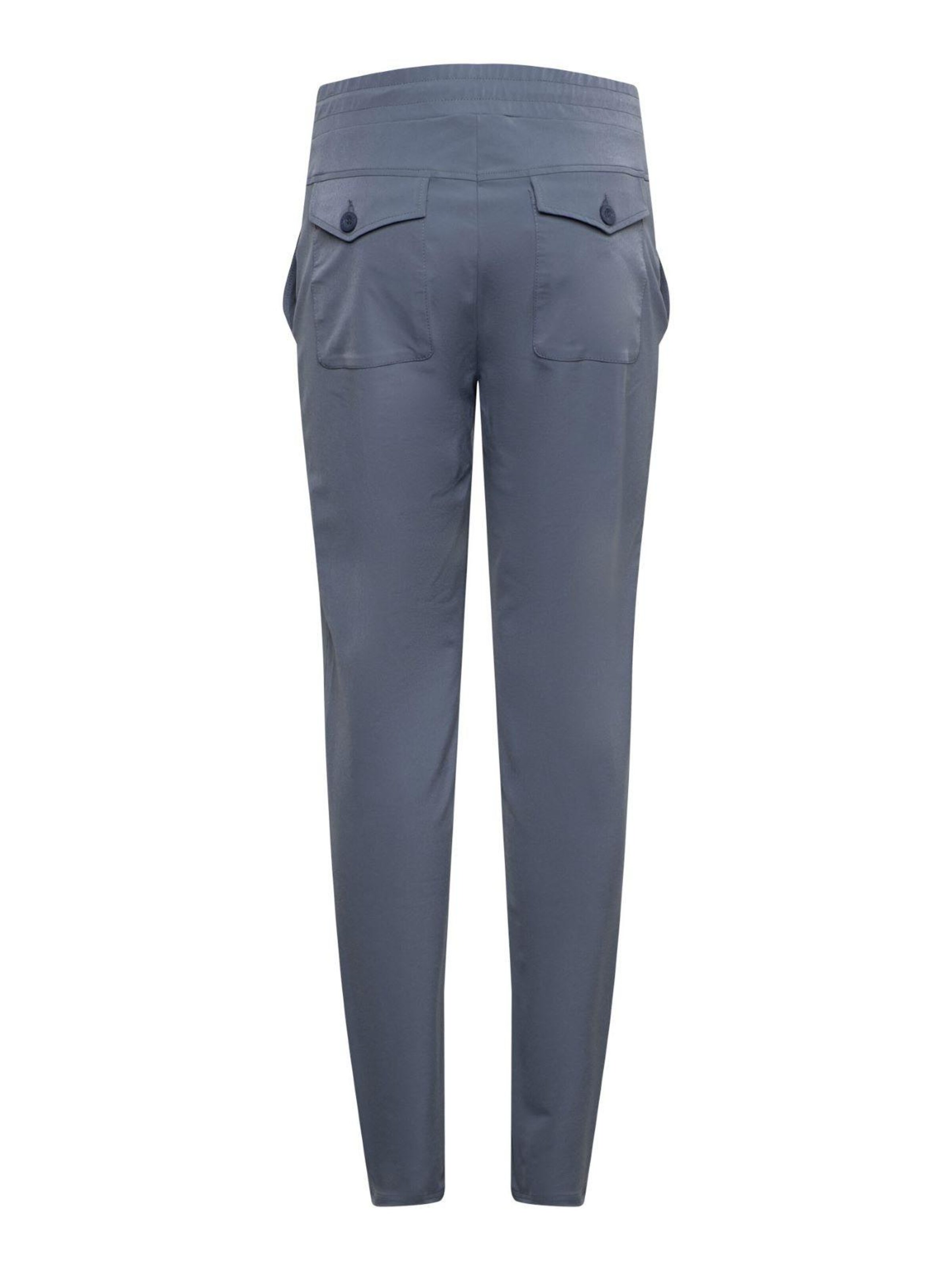 &co woman Regular Trousers '&Co woman Penny dark-slate' in Grey