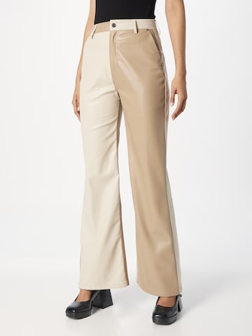 Colourful Rebel Loose fit Trousers 'Ismay' in Beige: front