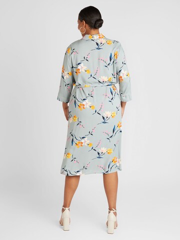 ONLY Carmakoma Shirt Dress 'NOVA' in Green