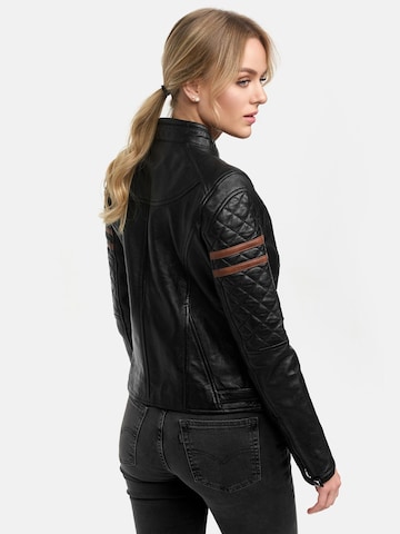 Tazzio Übergangsjacke 'F513'‌‌‌‌‌‌‌‌‌ in Schwarz