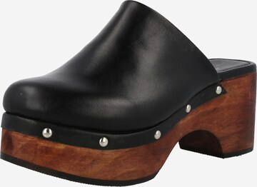 River Island Clogs 'CHUNKY' in Black: front