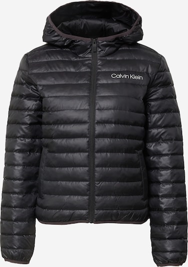 Calvin Klein Sport Chaqueta de entretiempo en negro / blanco, Vista del producto