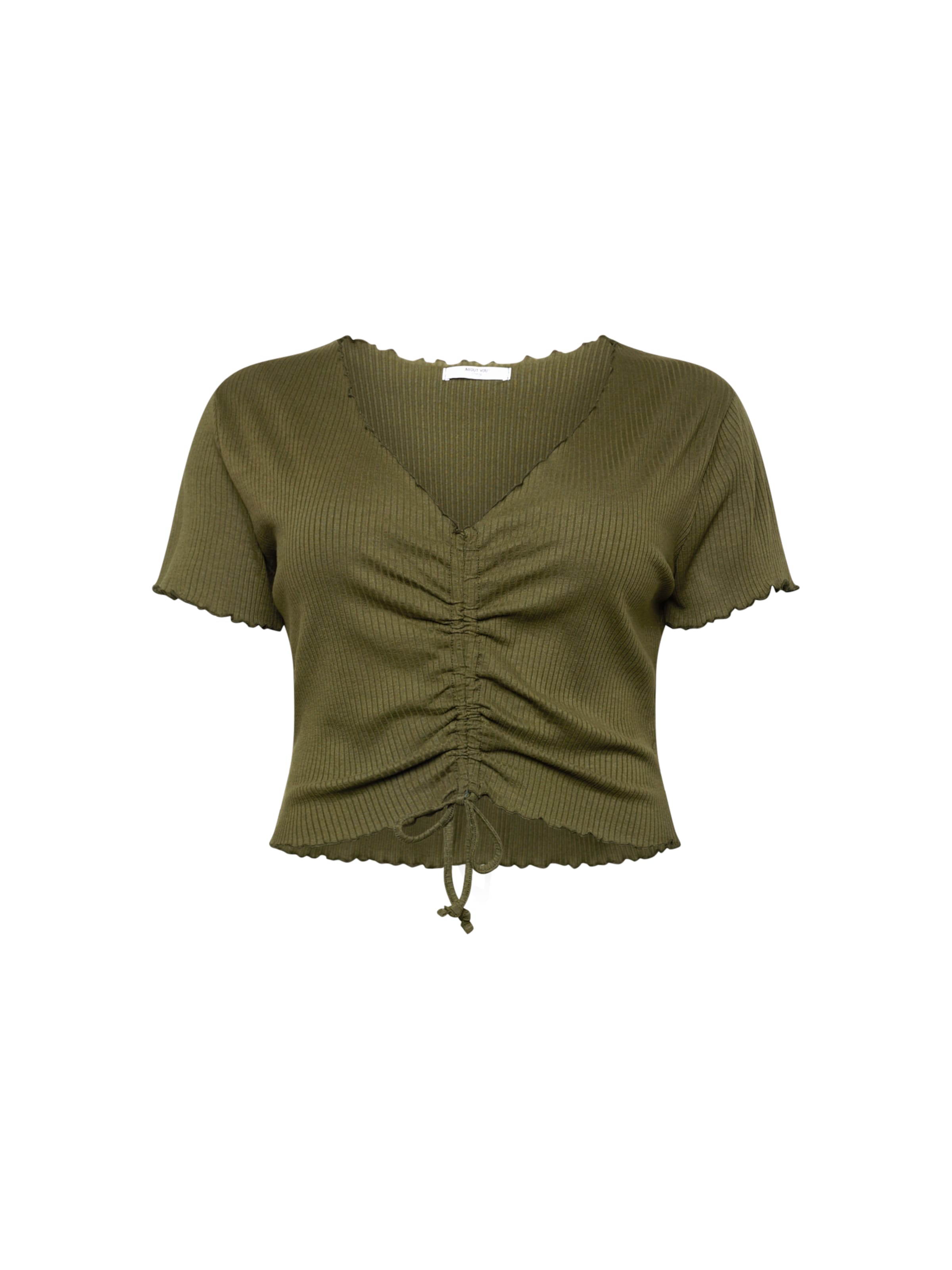 T-shirt 'Nuria Shirt' ABOUT YOU Curvy en vert : devant