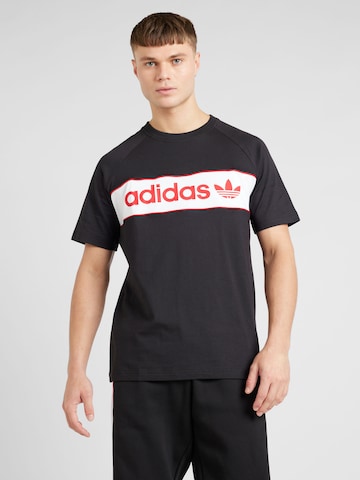 ADIDAS ORIGINALS Тениска 'Archive' в черно: отпред