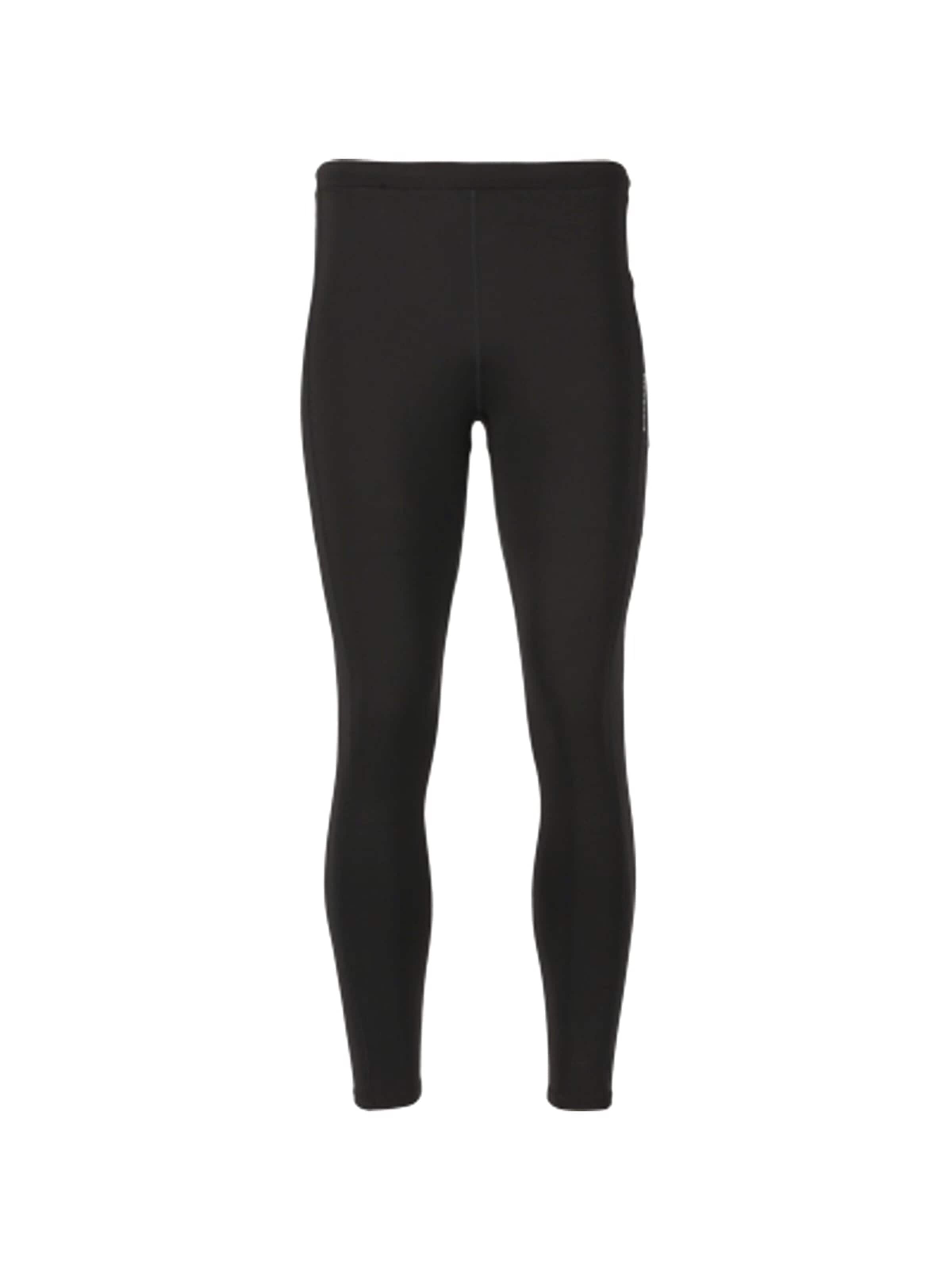 ENDURANCE Skinny Sportbroek in Zwart: voorkant