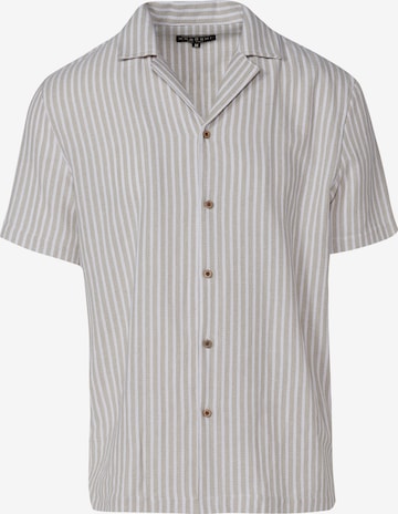 KOROSHI Regular Fit Hemd in Beige: Vorderseite