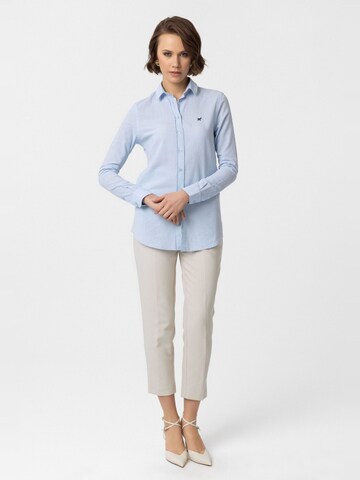 Chemisier 'Glorinda' Williot en bleu