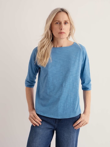 T-shirt 'Tremayne Quay' Seasalt Cornwall en bleu : devant