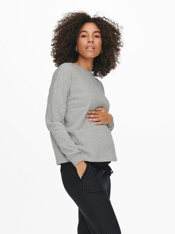Only Maternity Sweatshirt i grå