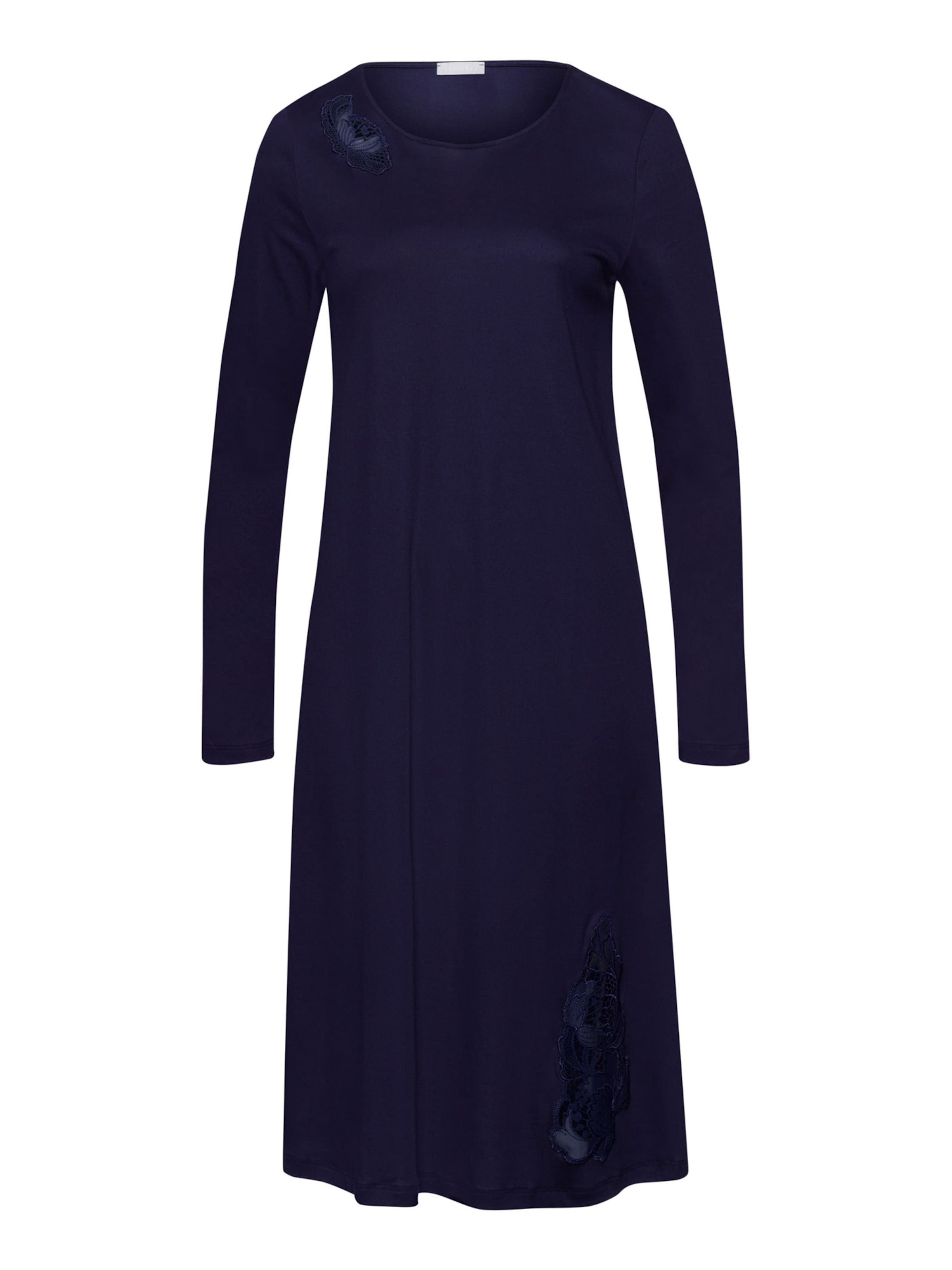Hanro Nightgown 'Anne' in Blue: front