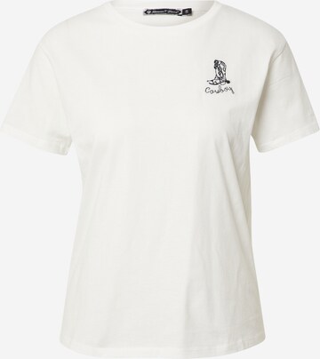 FREEMAN T. PORTER Тениска в бяло: отпред