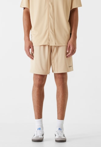 9N1M SENSE Regular Shorts 'Essential' in Beige: predná strana