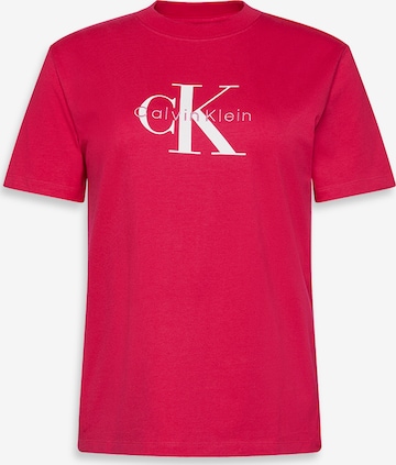raudona Calvin Klein Jeans Marškinėliai 'Classic': priekis