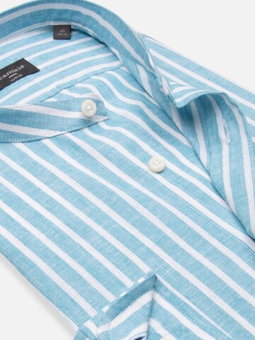 Slim fit Camicia business 'Caravaggio' di 7Camicie in blu