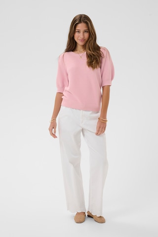 Pull-over 'Sillar' Cream en rose