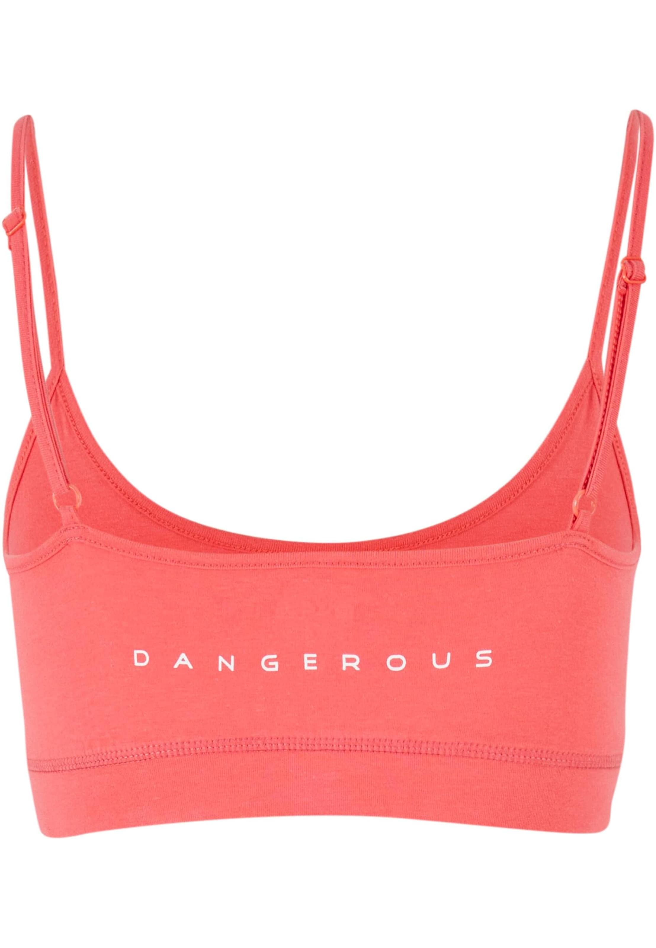 Bustino Reggiseno di Dangerous DNGRS in rosa
