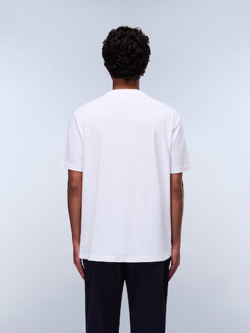 T-Shirt 'Drapeau' NAPAPIJRI en blanc