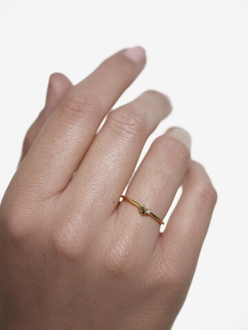 P D PAOLA Ring 'Lime' in Gold: front