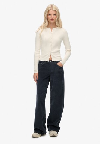 Superdry Gebreid vest in Wit