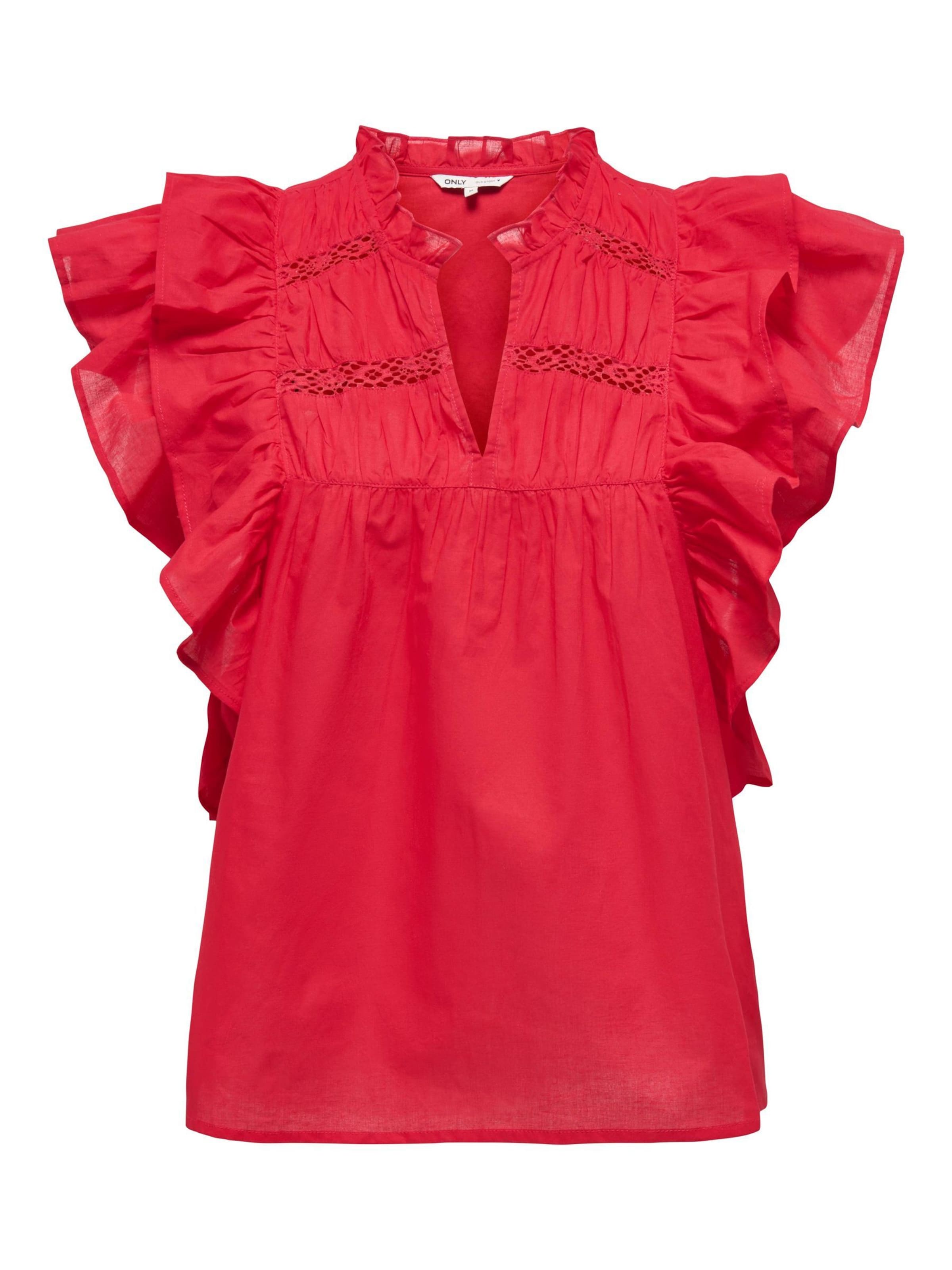 ONLY Bluse 'ONLSunny' i rød: forside