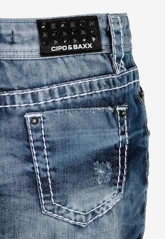 CIPO & BAXX Jeansrock 'WY119' in Blau