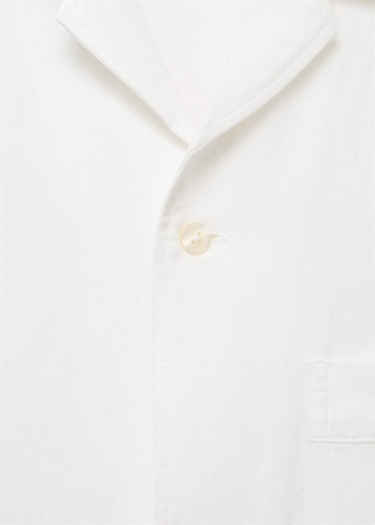 MANGO MAN Regular fit Button Up Shirt 'Banarea' in White