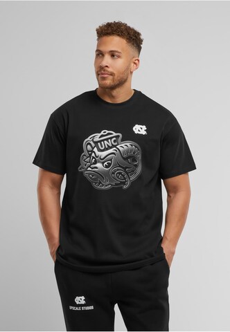 T-Shirt Mister Tee en noir : devant