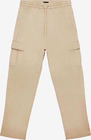 Regular Pantalon cargo ESPRIT en beige : devant