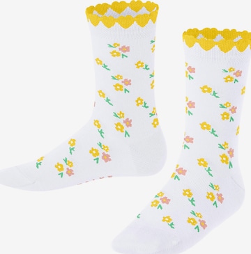 FALKE Socks 'Ditsy Flowers' in White: front
