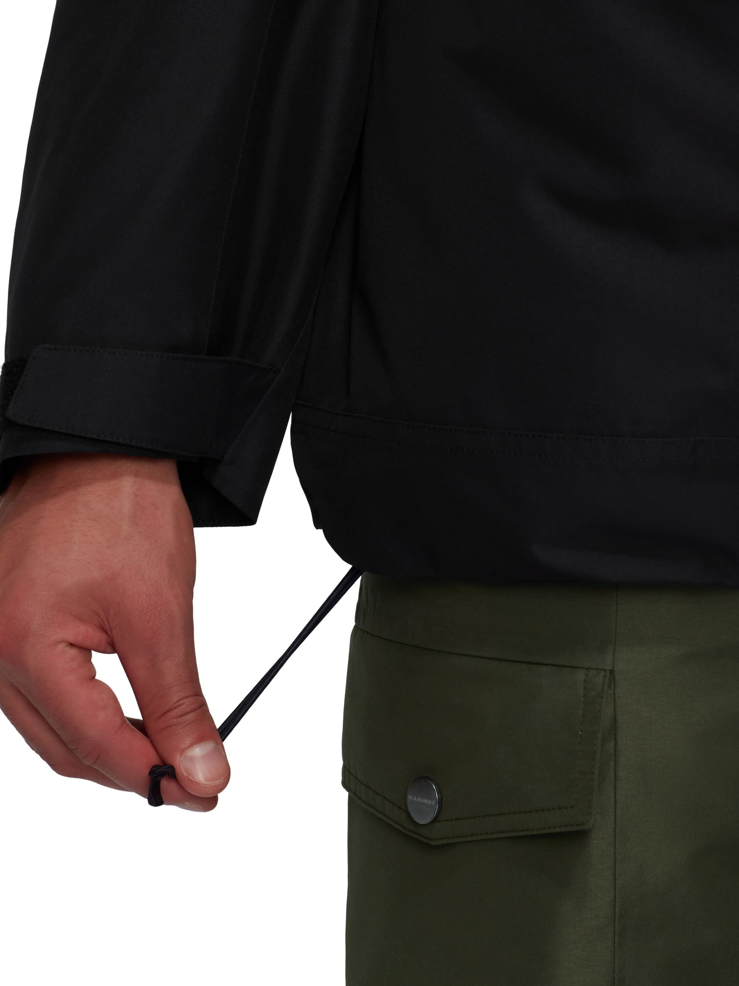 MAMMUT Athletic Jacket 'Fall Line Hs' in Black