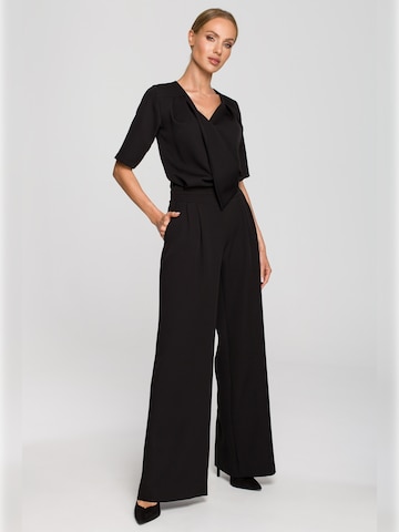 made of emotion - Jumpsuit en negro: frente
