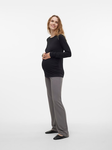 MAMALICIOUS Loose fit Trousers in Grey