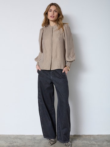 co'couture - Camisa ' TassyCC ' em bege