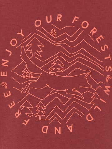 VAUDE Functioneel shirt in Rood
