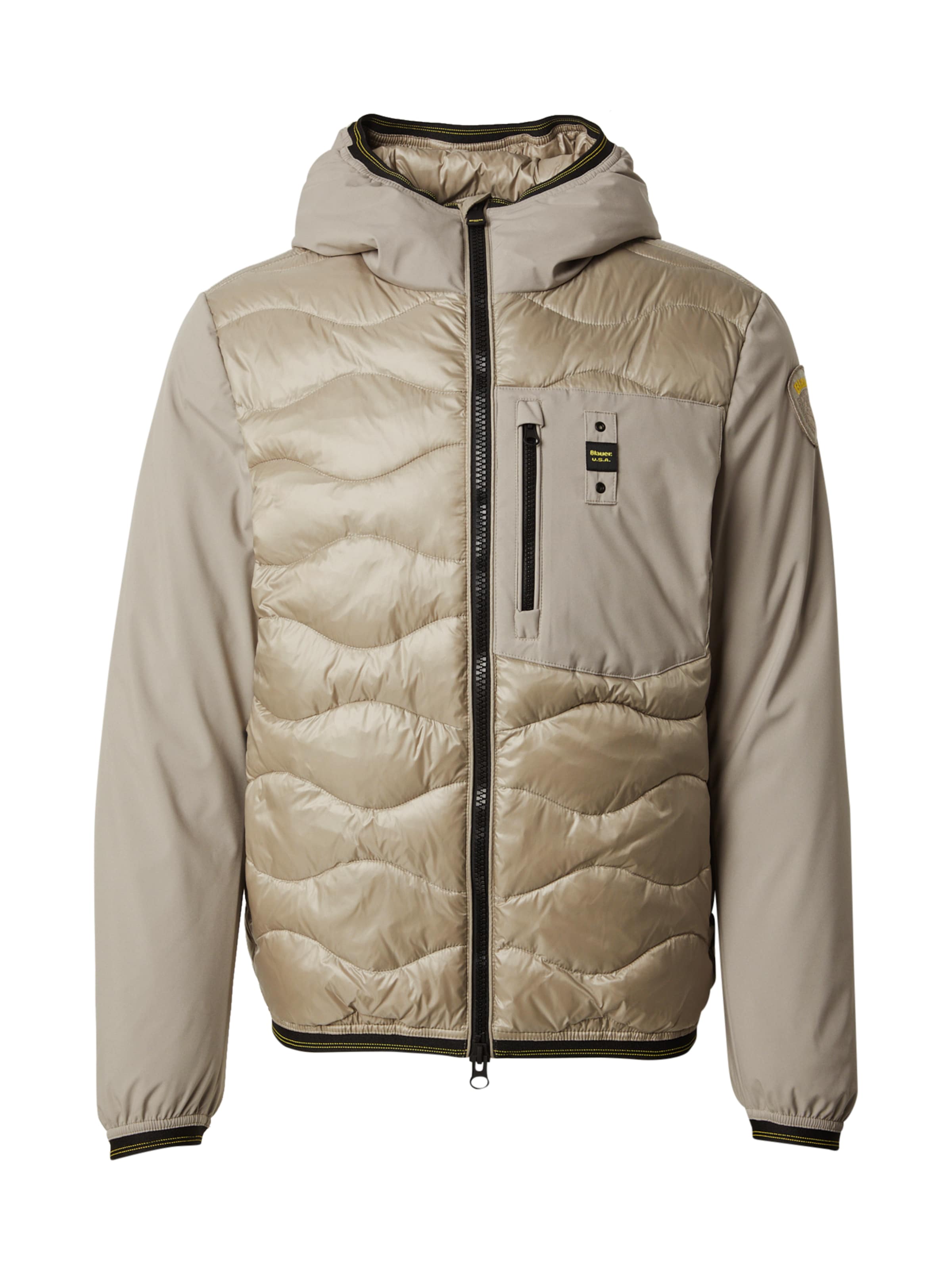 Blauer.USA Přechodná bunda 'ALBERT' – béžová: přední strana