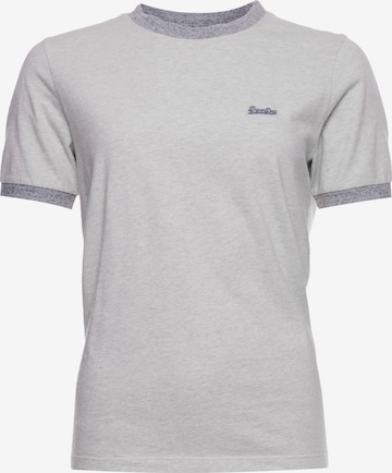 Superdry T-Shirt 'Ringer' in Grau: predná strana