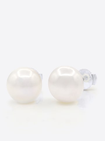 Boucles d'oreilles 'ELYSEE' Ateliers Saint Germain en blanc