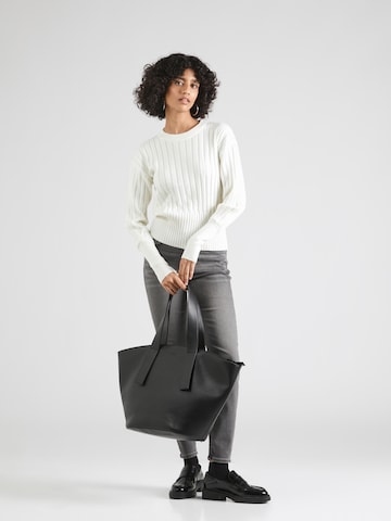 BOSS Black Pullover 'Fempali' in Weiß