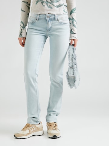 Coupe slim Jean Pepe Jeans en bleu : devant