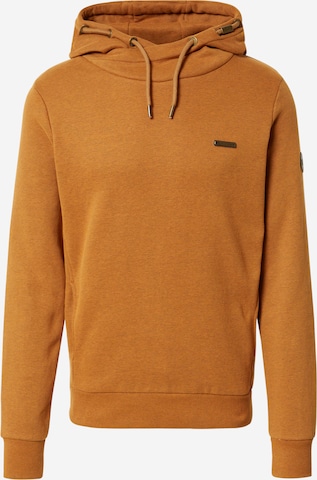 Ragwear Sweatshirt 'NATE' in Brown: front