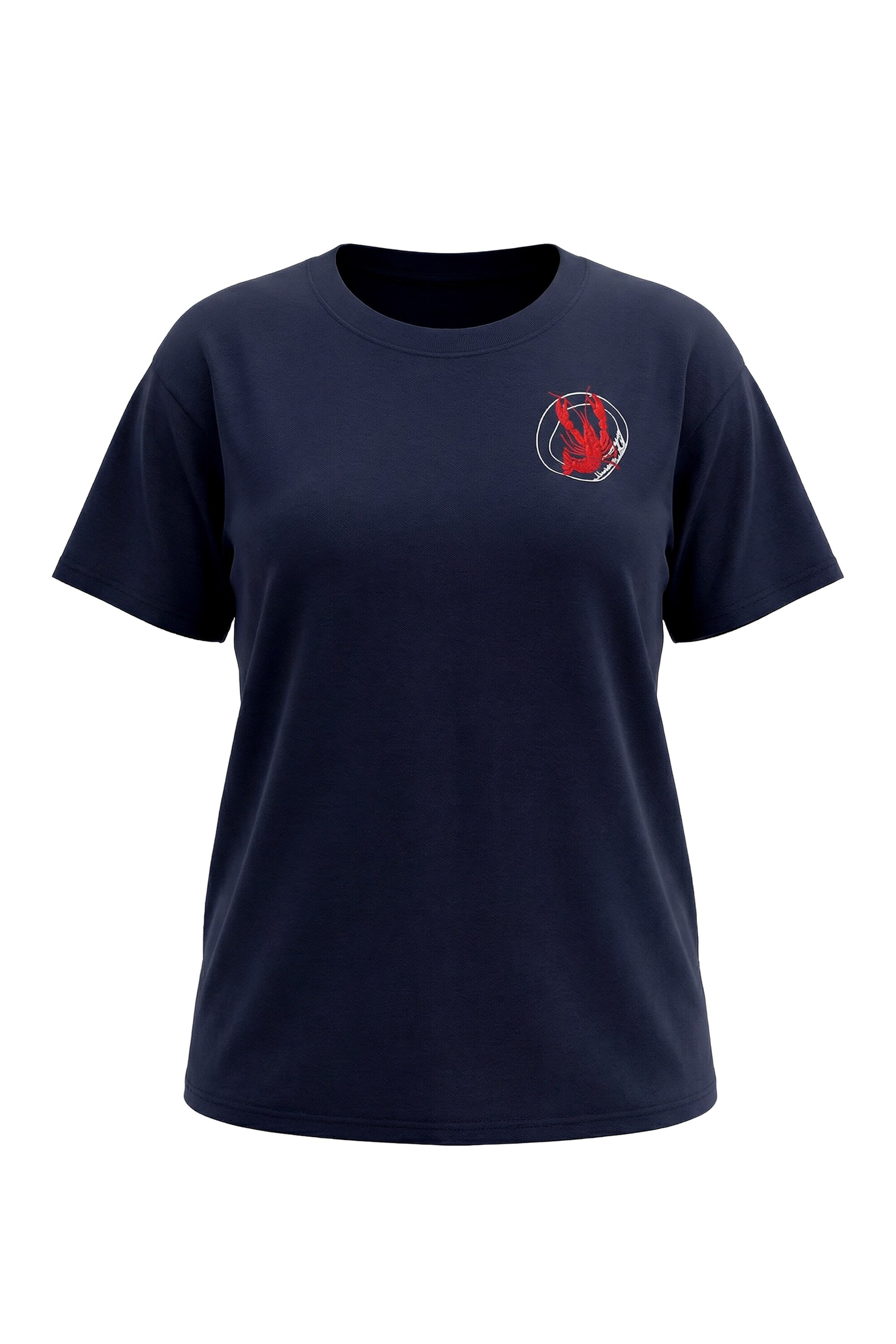 Ulla Popken T-Shirt in Blau: Vorderseite