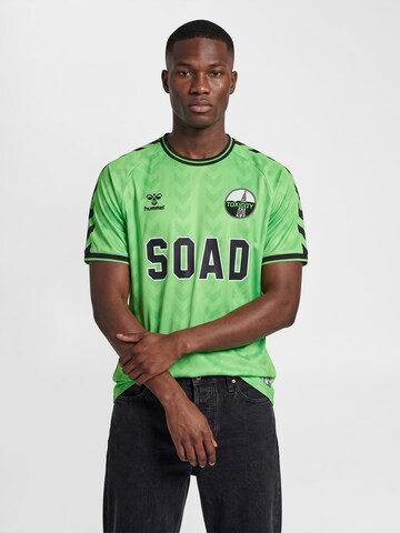Hummel Functioneel shirt in Groen: voorkant