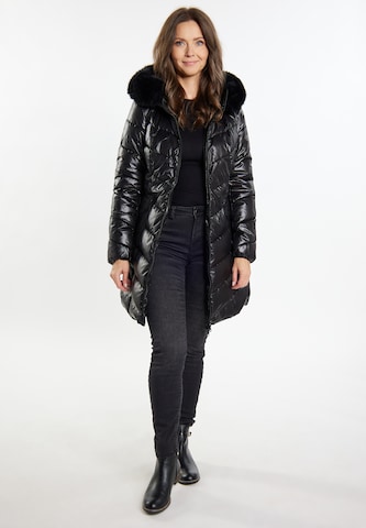 Usha Winter coat 'Lurea' in Black