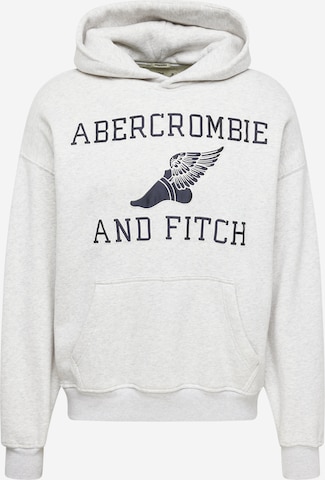 Abercrombie & FitchSweater majica - siva boja: prednji dio