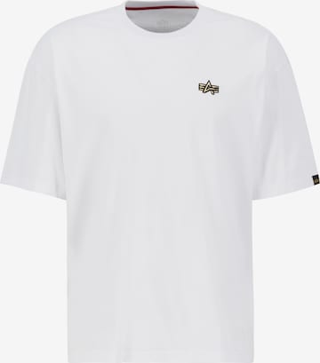 ALPHA INDUSTRIES Shirt in White: front
