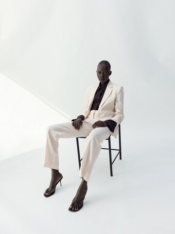 Blazer 'Boreli' MANGO en beige