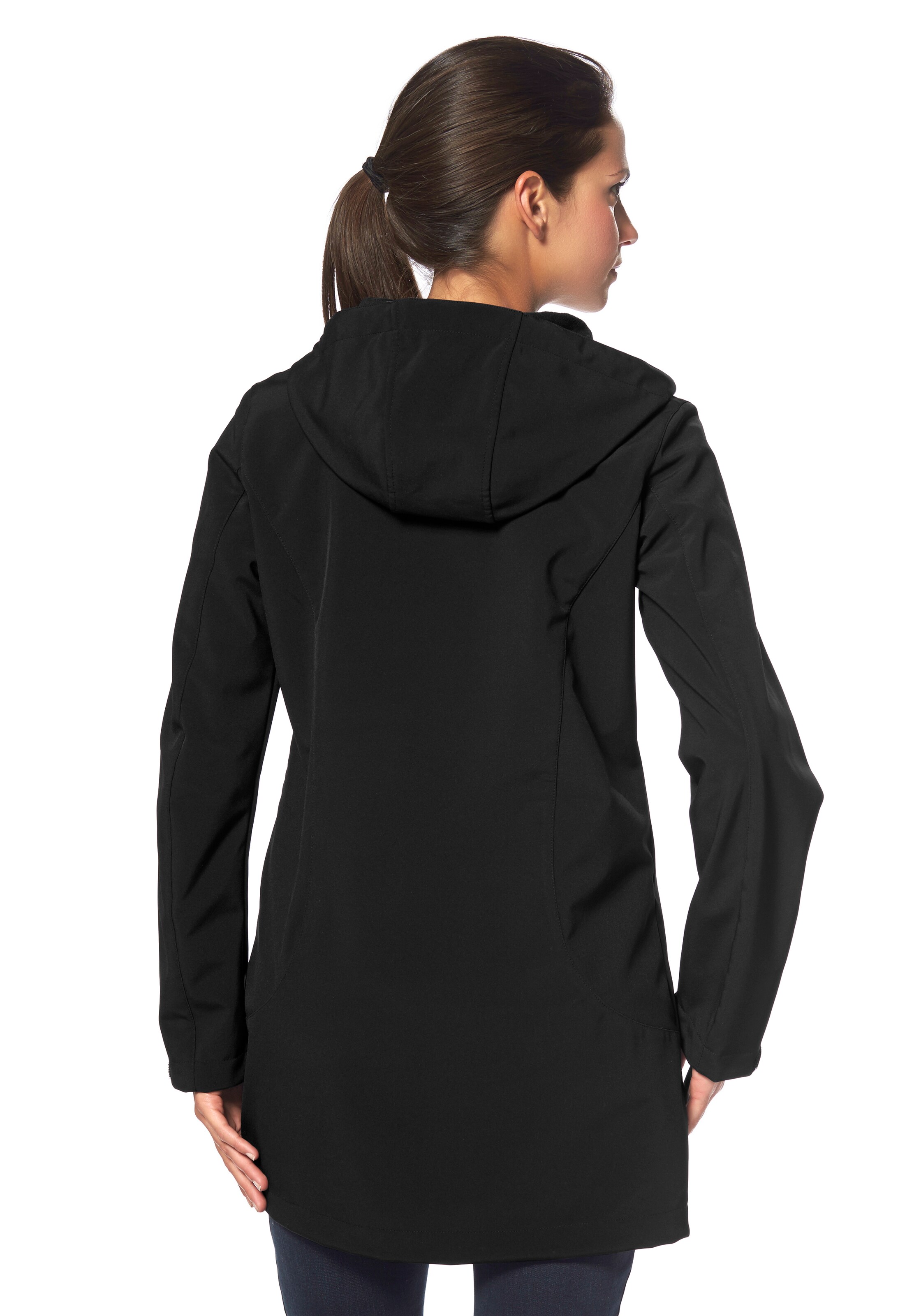 POLARINO Softshelljacke in Schwarz