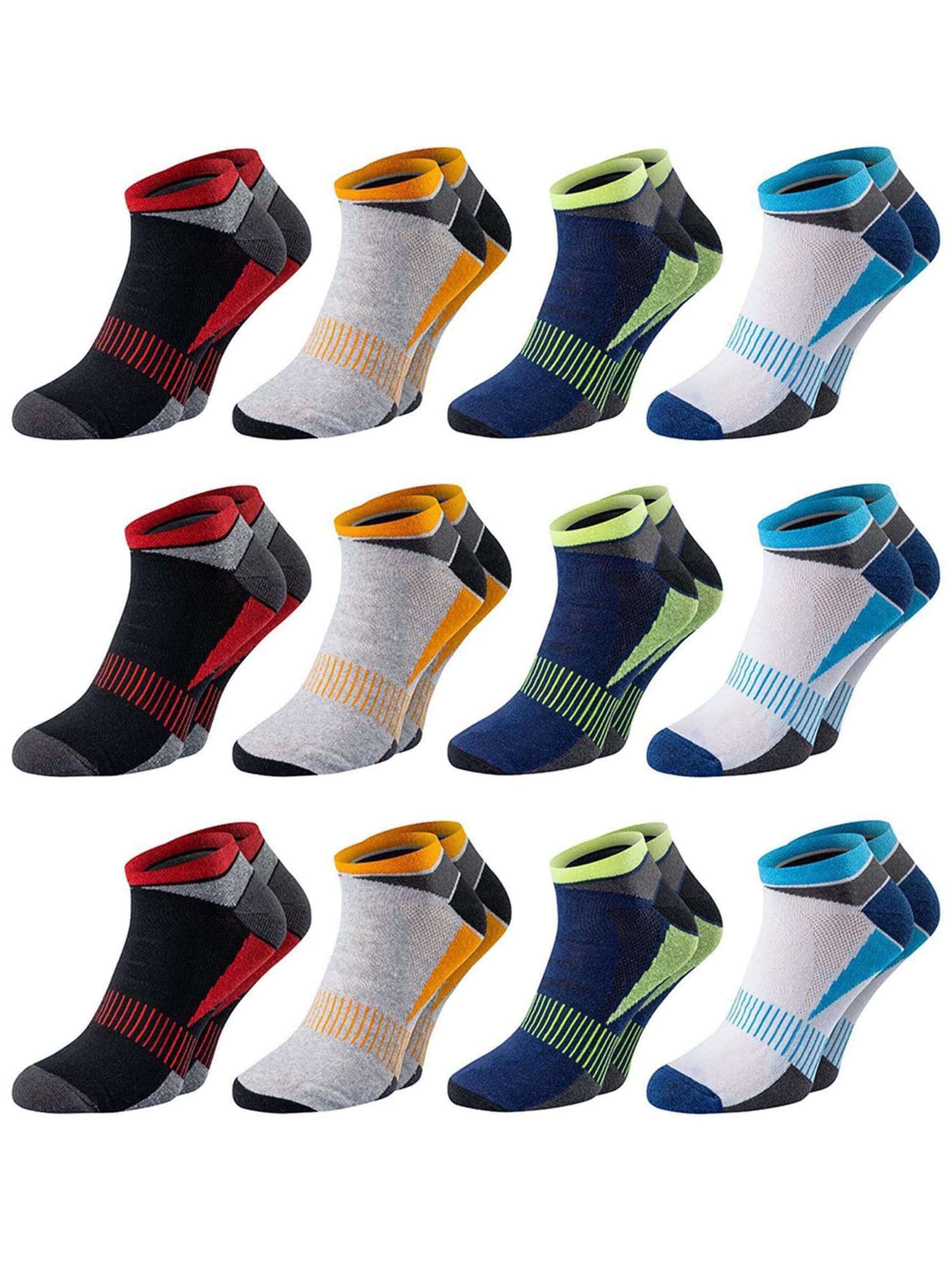 Chili Lifestyle Stutzen 'AirGrip Sneaker Athletic Socks in Multicolor'‌‌‌‌‌ in Mischfarben: Vorderseite
