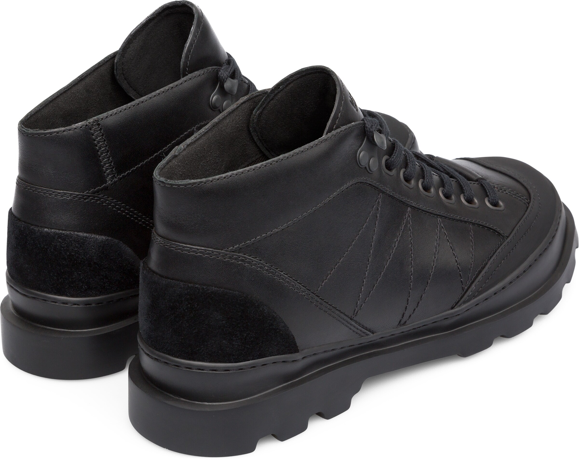 CAMPER Lace-up boots ' Brutus' in Black