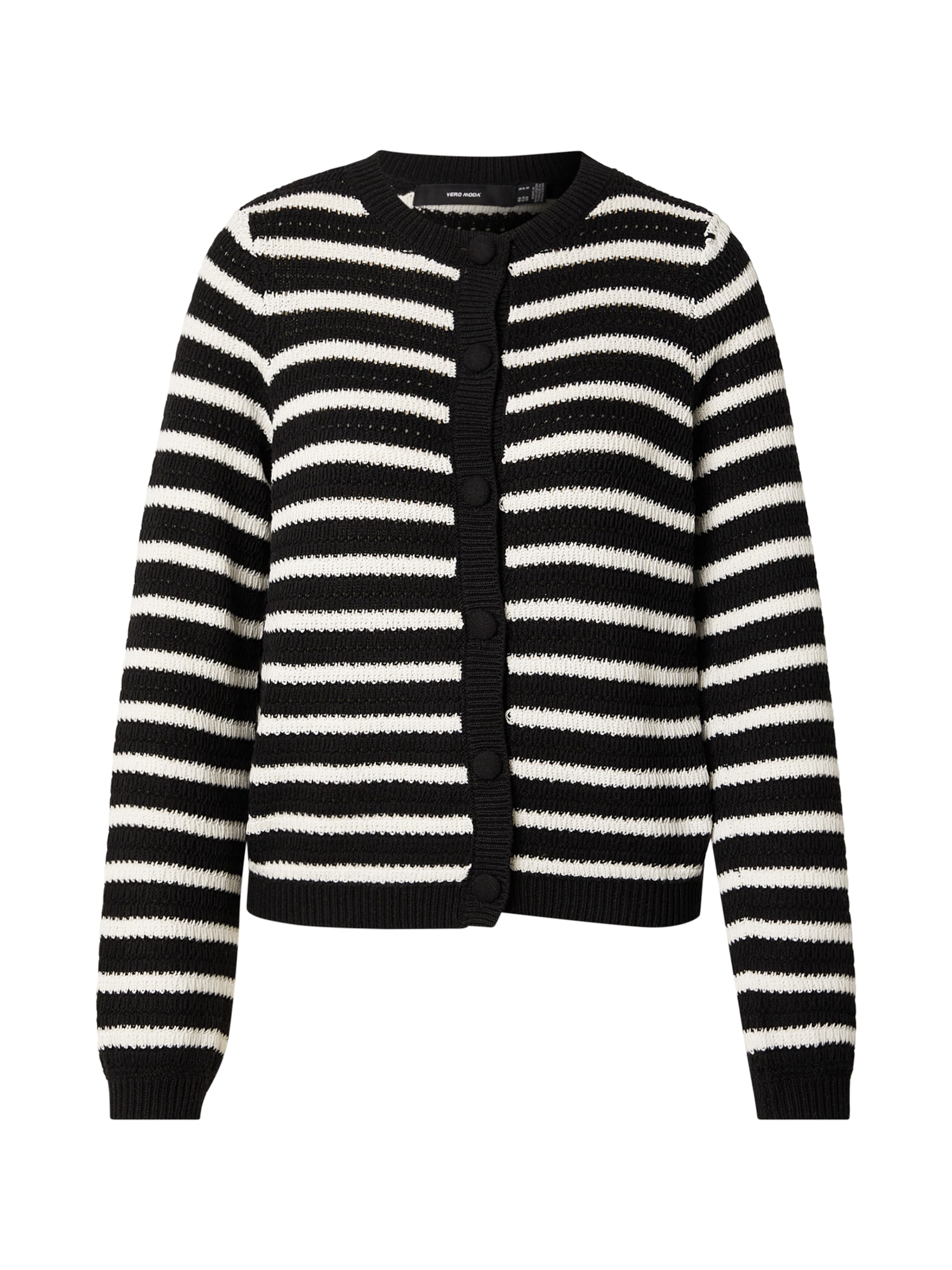 VERO MODA Strickjacke 'VMGORGEOUS' in Schwarz: Vorderseite